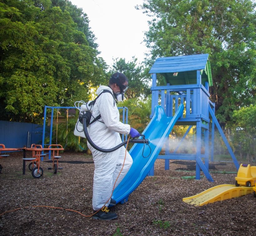 Can I clean my playground myself