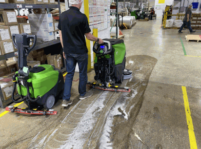 Cleaning Concrete Floors With A Professional Scrubber Dryer 1