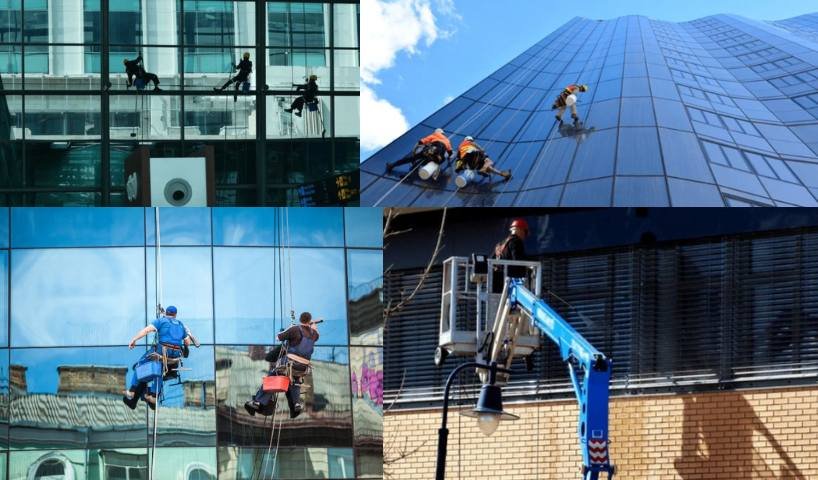 Commercial Window Cleaning Services | Water Fed Pole Cleaning