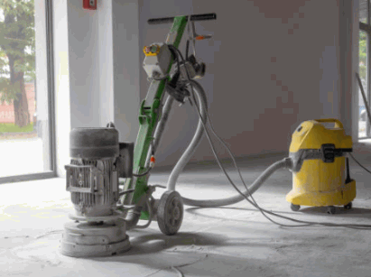 Industrial Concrete Floor Cleaning