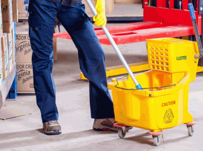 Warehouse Floor Cleaning DIY