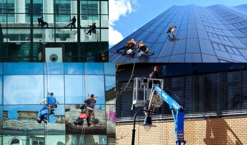 Commercial Window Cleaning in Scampton Airfield