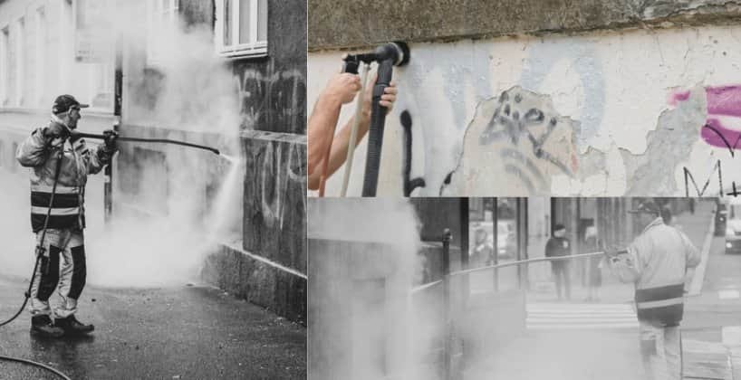 Graffiti Removal in Scampton Airfield