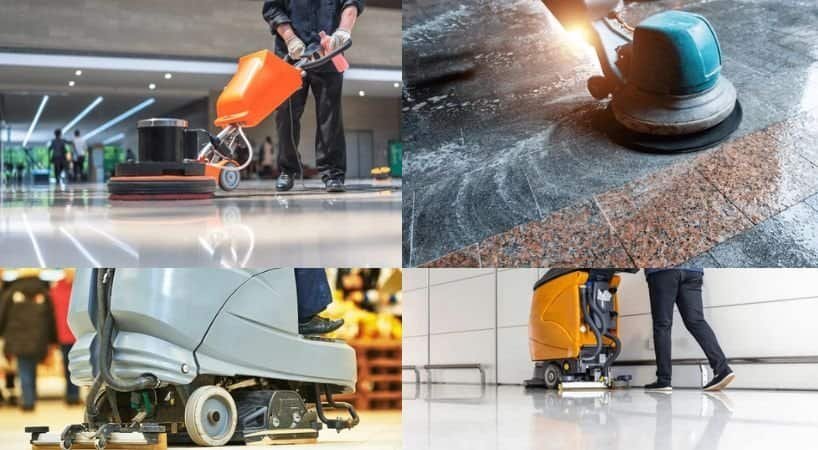 Industrial Floor Cleaning in Coningsby Airfield