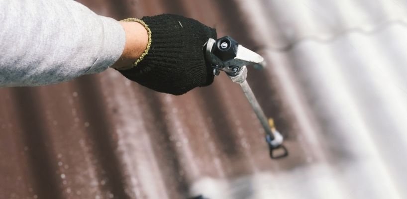 Roof Spraying in Crow Hill Housing Estate